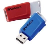 Verbatim Clés USB Store 'n' Click 2 x 32 Go Rouge / Bleu