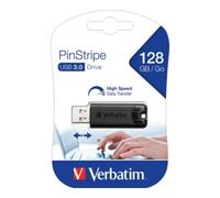Verbatim Clé USB Store'n'Go Pinstripe 128 Go USB 3.2 Gen 1 Noir