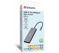 VERBATIM CMH-14 - Hub Pro Multiports USB-C 14 ports