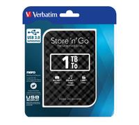 Verbatim Disque dur portable USB Store 'n' Go 3.0, 1 To, noir