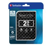 Verbatim Disque dur portable USB Store 'n' Go 3.0, 2 To, noir