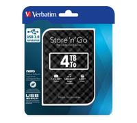 Verbatim Disque dur portable USB Store 'n' Go 3.0, 4 To, noir