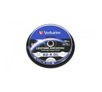 Verbatim Disques BD-R DL M-Disc 10 x 50 Go 6x imprimables par jet d'encre - Spindle