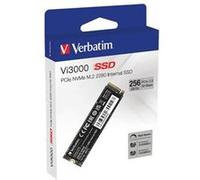 Verbatim Vi3000 - SSD - High Endurance - 256 Go - interne - M.2 2280 - PCIe 3.0 x4 (NVMe) Noir G