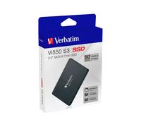 Verbatim Vi550 S3 SSD 512GB 2.5" SATA III 6Gbit/s 3D NAND Lecture 520Mo/s Écriture 500Mo/s TBW 360 Compatible Windows/macOS/Linux