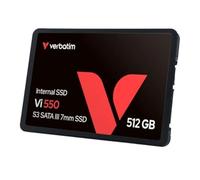 VERBATIM Vi550 S3 SSD - SSD interne 512GB - Solid State Drive - 2.5'' interface SATA III - disque dur interne SSD technologie 3D NAND - SSD 512GB haute performance - 560MB/s - noir