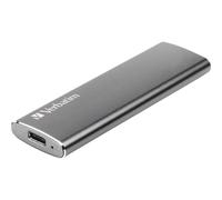 Verbatim Vx500 - SSD - 120 Go - externe (portable) - USB 3.1 Gen 2 (USB-C connecteur) - gris sidéral