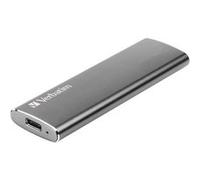 Verbatim SSD externe portable Vx500 2 To USB 3.2 Gen 2 (USB-C) gris sidéral