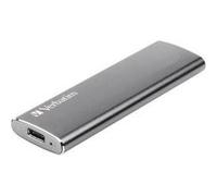 Verbatim Vx500 - SSD - 240 Go - externe (portable) - USB 3.1 Gen 2 (USB-C connecteur) - gris sidéral Gris G