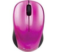 Verbatim Wireless Mouse GO NANO - Souris - optique - sans fil - RF - récepteur sans fil USB - rose chaud Rose G