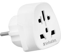 Verbatim World to Europe Travel Adapter Plug, blanc WTEU-02 49549