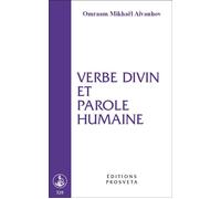 Verbe divin et parole humaine - O. MIKHAEL AIVANHOV - Prosveta - Livre