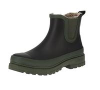 VERBENAS 9302181199 Lua Fur Smooth Bottes Chelsea pour femme Noir/kaki