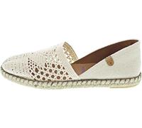 VERBENAS Espadrilles Carmen en crochet Beige