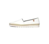 Verbenas - Espadrilles blanches NOA avec semelle en cuir - Femme - Chaussures - Blanc - Taille: 37 EU