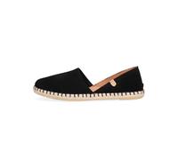 Verbenas, Femme, Chaussures, Noir, Taille: 38 EU Espadrilles en daim noir Carmen