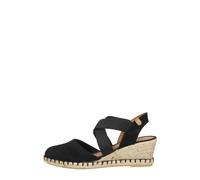 Verbenas - Sandales compensées Mila - Femme - Chaussures - Noir - Taille: 36 EU