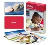 Verbes Flash Cards Volume 2. 40 Cartes Photo Éducatives pour Le Développement du Langage d'action. Matériel d'Orthophonie, Matériel ESL.