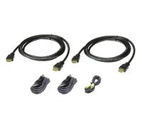 Verbindungskabel Secure HDMI, Dual, 1,8m, USB, Audio