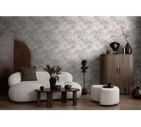Livingwalls Michalsky 399813 Papier peint intissé Motif palmiers et jungle Blanc/gris