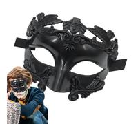 Verbpupl Masque Noir Déguisement Cache-Visage Grec Et Romain Antique