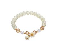 Verbundener Armbandring 2024 Armband für Damen, chinesisches Jade-Perlenarmband für ihre, Oma, Mutter, Vater, den täglichen Gebrauch Uhren Lederarmband Für Männer, Einheitsgröße, résine, Pas de gemme