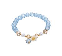 Verbundener Armbandring 2024 Armband für Damen, chinesisches Jade-Perlenarmband für ihre, Oma, Mutter, Vater, den täglichen Gebrauch Uhren Lederarmband Für Männer, Einheitsgröße, résine, Pas de gemme