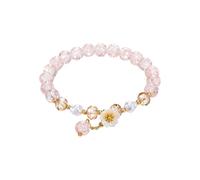 Verbundener Armbandring 2024 Armband für Damen, chinesisches Jade-Perlenarmband für ihre, Oma, Mutter, Vater, den täglichen Gebrauch Uhren Lederarmband Für Männer, Einheitsgröße, résine, Pas de gemme