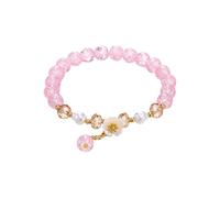 Verbundener Armbandring 2024 Brassard pour femme, chinesisches Jade-Perlenarmband für ihre, Oma, Mutter, Vater, den täglichen Gebrauch Uhren Lederarmband Für Männer, Einheitsgröße, Résine, Pas de