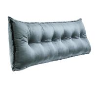 VERCART Grands Coussins de Lit Coussins de soutien Traversin Coussin Anti Reflux Gris 180CM