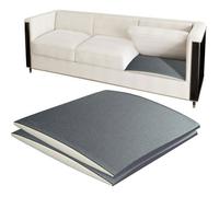 VERCART Lot de 2 coussins de canapé incurvés - Planche de support - cale sous canape - 52 x 52 cm