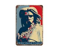 Vercingetorix Plaque en métal vintage pour pub, club, café, bar, maison, décoration murale, affiche rétro 20 x 30 cm