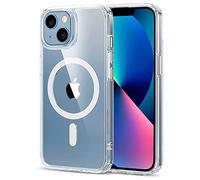 Verco Coque iPhone 13 Coque hybride compatible avec Magsafe Accessoires pour iPhone 13 Case Silicone Transparent