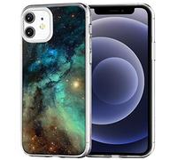 Verco Coque pour iPhone 12 Mini, Bumper Housse Etui de Protection pour Apple iPhone 12 Mini Coque [5.4] Silicone, étoiles