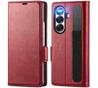 Verco Étui de protection à rabat pour Samsung Galaxy Z Fold 7 - Rouge