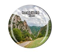 Vercors Aimant de réfrigérateur régional Parc naturel France Souvenir de voyage Cadeau Collection d'autocollants magnétiques