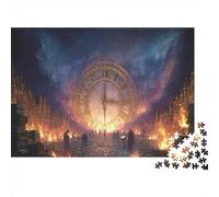 Verdant Clock Tower Puzzle 1000 Pièces Jouet De Défi Adultes Et Enfants Puzzle De Plaisir Familial Défi Éducatif Cadeau De Décoration Intérieure 52x38cm/1000pcs