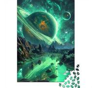 Verdant Ring Serenade Puzzle Adulte 1000 Pièces, 38x26cm/1000pcs, Projet À Partager avec des Proches; Pièces Blanches pour Un Tri Ordonné