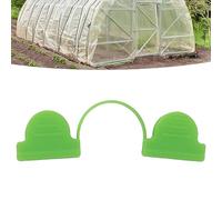 Verdant Touch Lot de 100 clips de serre pour filet d'ombrage et film - Pinces en plastique durable pour filet de jardin, accessoires de serre - Pince de presse chauffante de 6 mm