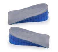 Verdant Touch Lot de 2 semelles intérieures à double couche, doux et confortable pour les chaussures plus grandes, 5 cm, noir