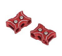 Verdant Touch Lot de 2 serre-câbles pour moteur de voiture télécommandée - En alliage d'aluminium léger - Pour contrôle de la batterie du moteur - Rouge