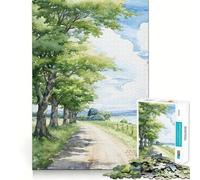 Verdant Way Puzzle de 1000 pièces pour Adultes,Jeu de réflexion,découpe Nette,alignement Parfait,activité Amusante en Famille Le Soir (50x75cm)