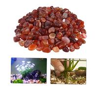 VERDANVERSE 1 Paquet Décoration En Pierre De Yuhua Cailloux Petit Rocher Pierres Décoratif Volcanique Aquarium Réservoirs De Poisson Décorations Rouge Ornemental Marbres Eau Douce