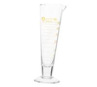 VERDANVERSE 1 pièce Gobelet Mesure Verre avec Base Ronde Éprouvette Graduée pour Laboratoire pour Tests de Chimie et Mesures Précises