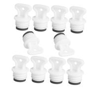 VERDANVERSE 10 Pièces Bouchons Caoutchouc Étanches pour Bouillottes Compatibles Universellement Durables et Réutilisables Colmateurs de Fuite pour Poche Réutilisable et Gourde Adaptés Maison