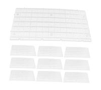 VERDANVERSE 10 pièces Plaque Filtrante Aquarium Lot de Plastique Résistantes avec Fond Intégré pour Séparation et Création de Compartiments de Poissons