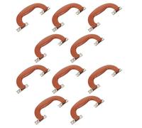 VERDANVERSE 10 Pièces Poignée de Remplacement pour Valise Poignée Ergonomique Plastique Robuste pour Mallette Boîte à Outils Bagage de Voyage