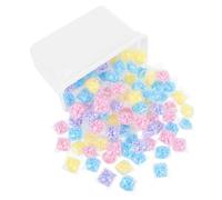 VERDANVERSE 100 Pièces Perles de lessive parfumées pour la maison, capsules adoucissantes pour tissus à dissolution rapide, sachet de 100 petites unités, coloris assortis