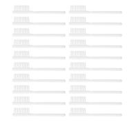 VERDANVERSE 100pièces Brosse à Dents Manuelle Souple pour Adultes Poignée Courte et Ergonomique pour Voyage Camping et Kit Urgence