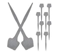 VERDANVERSE 10pcs Clous de Fer à Cheval Argentés Pratiques Haute Résistance pour Équipement de Chevaux Accessoires pour Amoureux des Chevaux